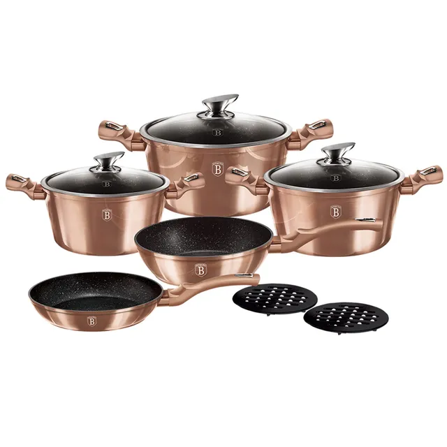 berlinger-haus-rose-gold-batterie-cuisine-10-pi-ces-induction image 1