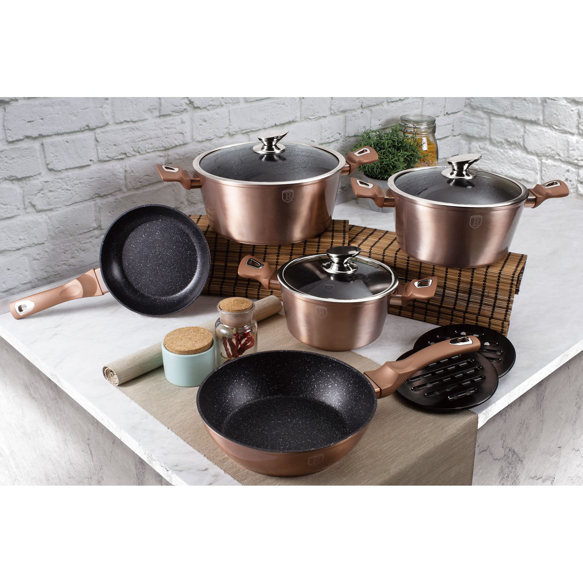 berlinger-haus-rose-gold-batterie-cuisine-10-pi-ces-induction image 2