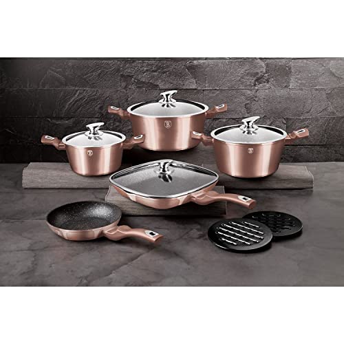 berlinger-haus-rose-gold-batterie-11-pi-ces-induction-marbre-antiadh-sif image 5