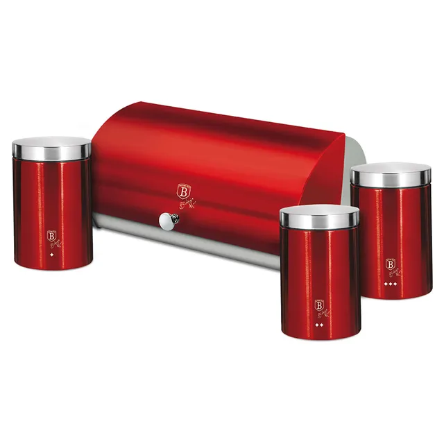 berlinger-haus-burgundy-bo-te-pain-3-bo-tes-rouge-inox image 1