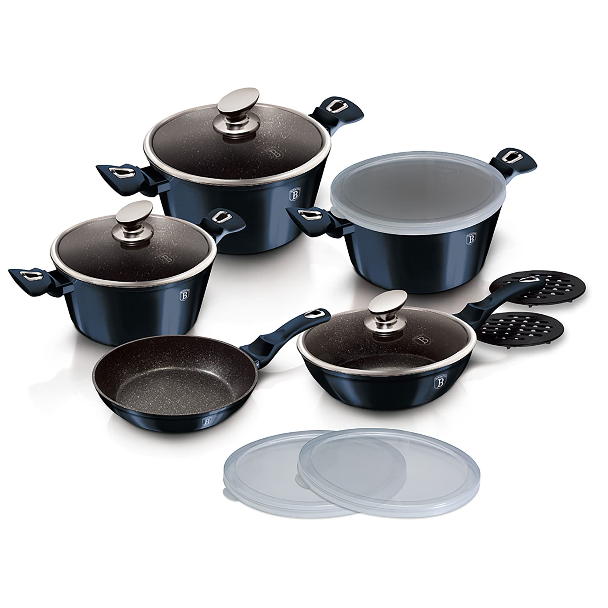 berlinger-haus-aquamarine-batterie-cuisine-13-pi-ces-bleu-marbre image 2