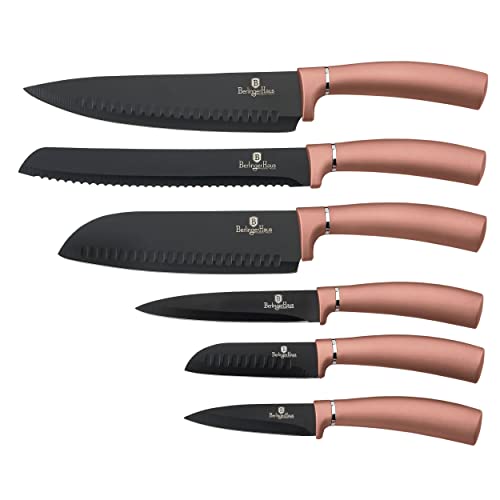 berlinger-haus-metallic-line-jeu-6-couteaux-cuisine-rose-gold-inox image 4
