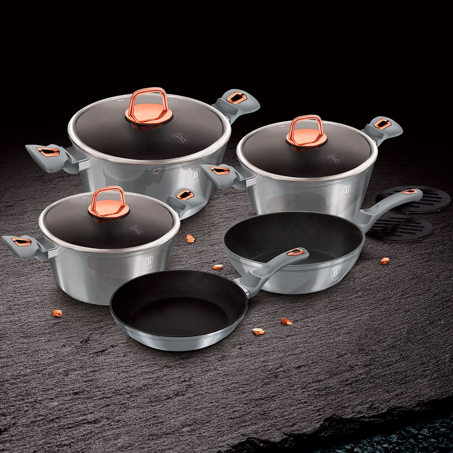 berlinger-haus-moonlight-batterie-cuisine-10-pi-ces-gris-titane image 3