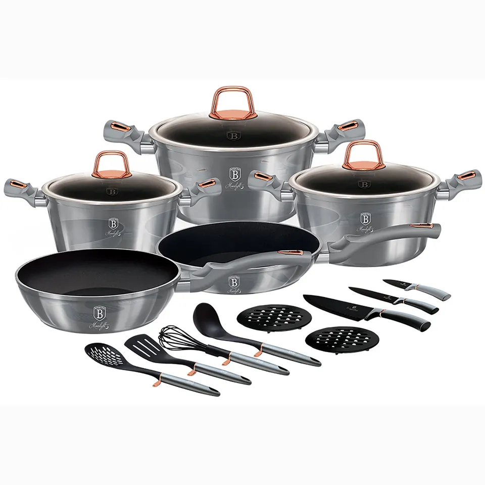 berlinger-haus-moonlight-batterie-de-cuisine-17-pi-ces-gris-induction image 1