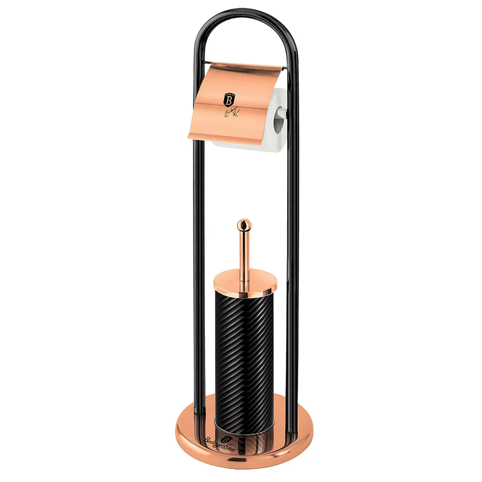berlinger-haus-black-rose-porte-rouleau-wc-inox-brosse image 1