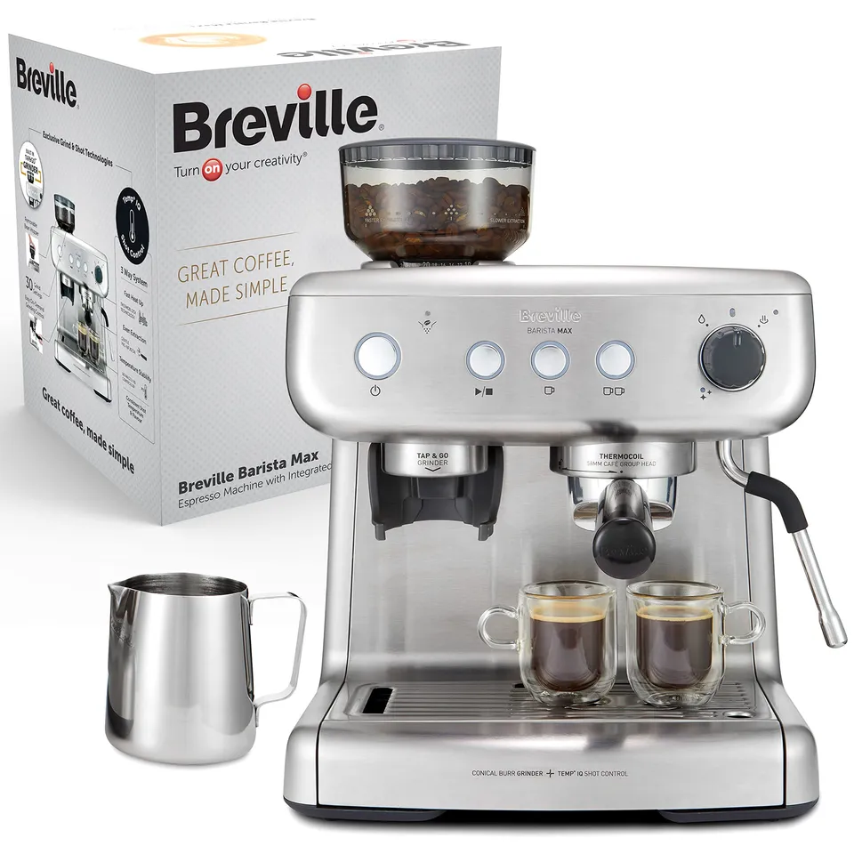 breville-barista-max-vcf126x-machine-expresso-broyeur-15-bars image 1
