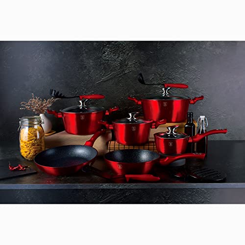 berlinger-haus-burgundy-batterie-de-cuisine-15-pi-ces-rouge-induction image 6