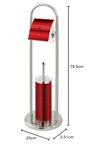 berlinger-haus-burgundy-porte-rouleau-brosse-wc-inox-rouge image 4