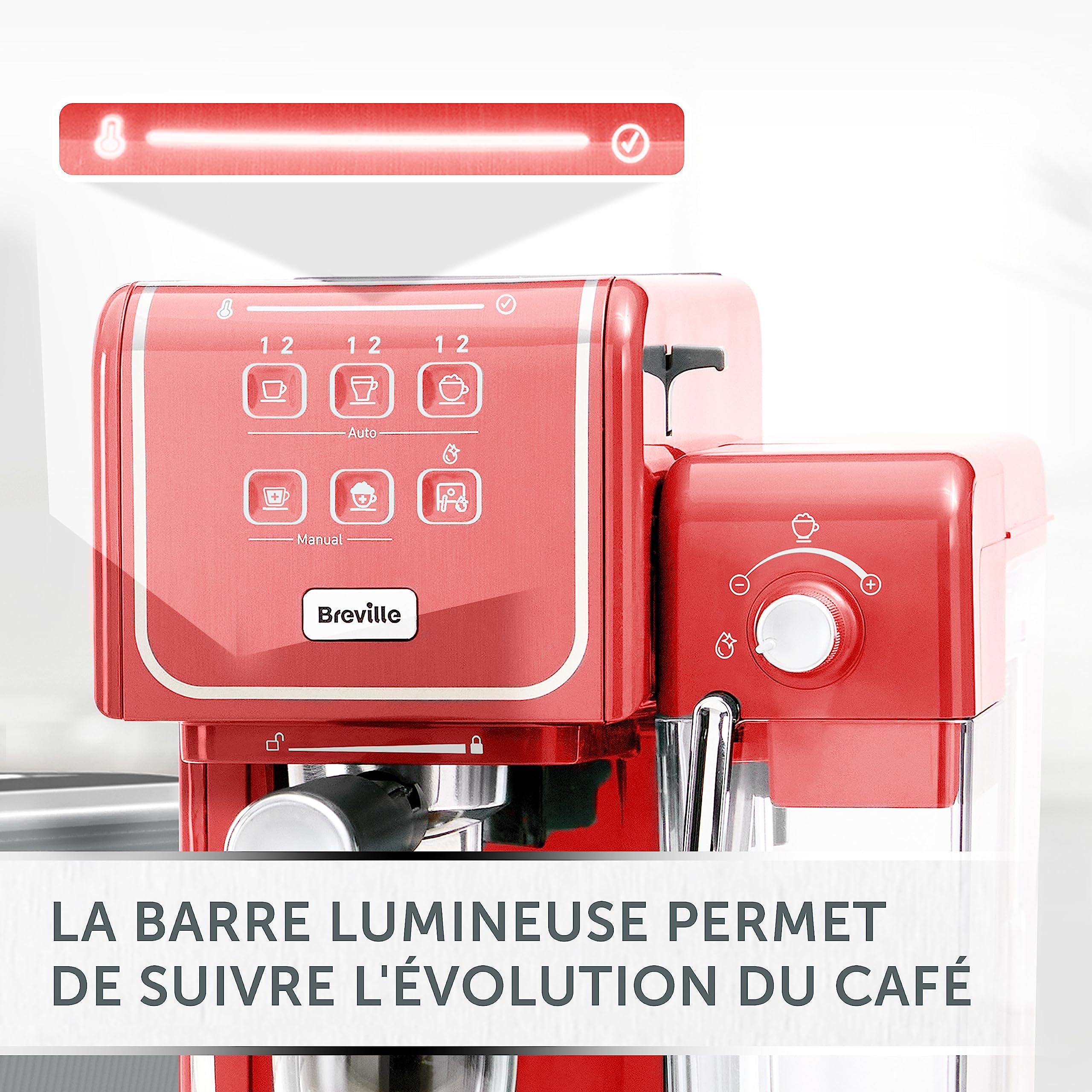 breville-prima-latte-iii-machine-expresso-rouge-19-bars-ese image 2