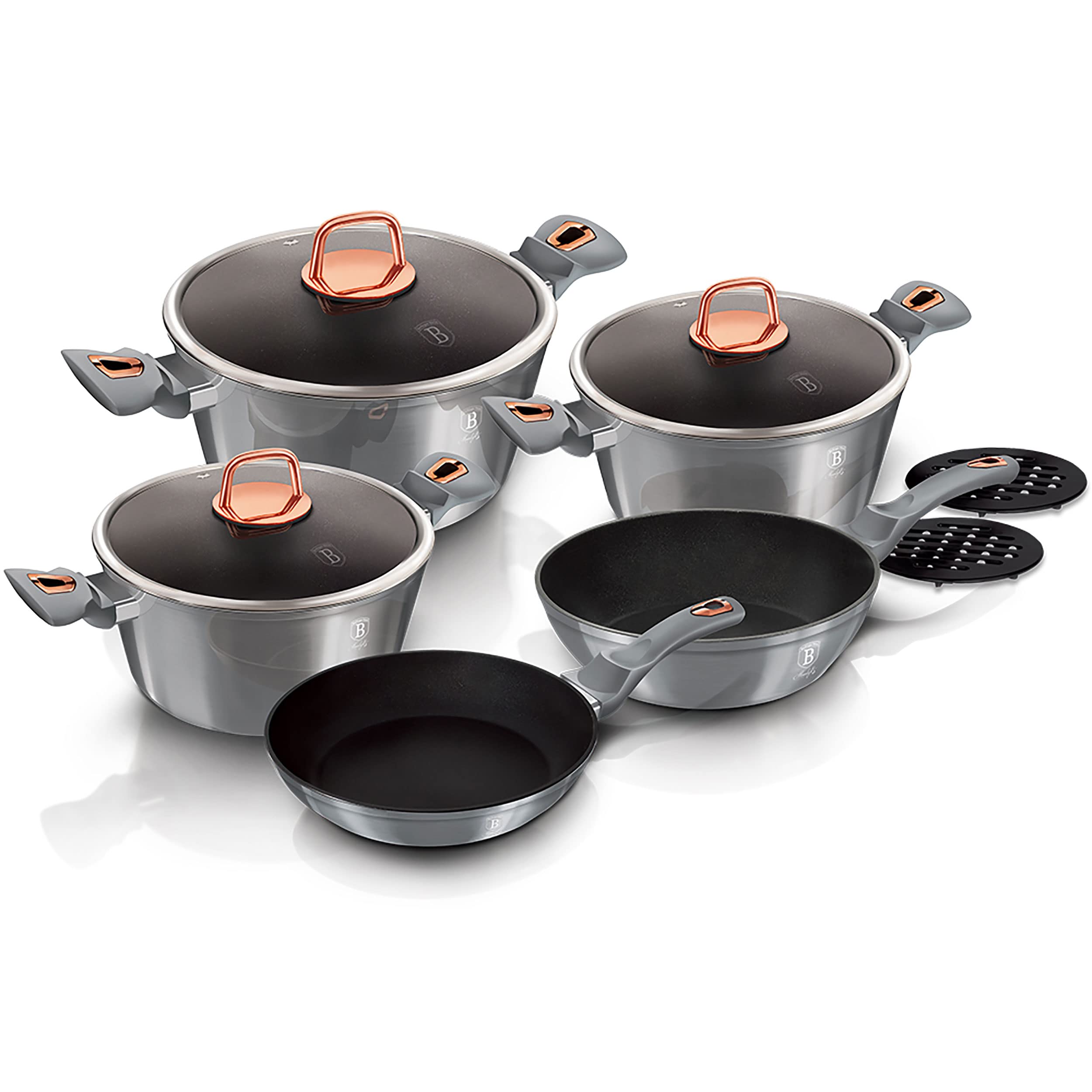 berlinger-haus-moonlight-batterie-cuisine-10-pi-ces-gris-titane image 4