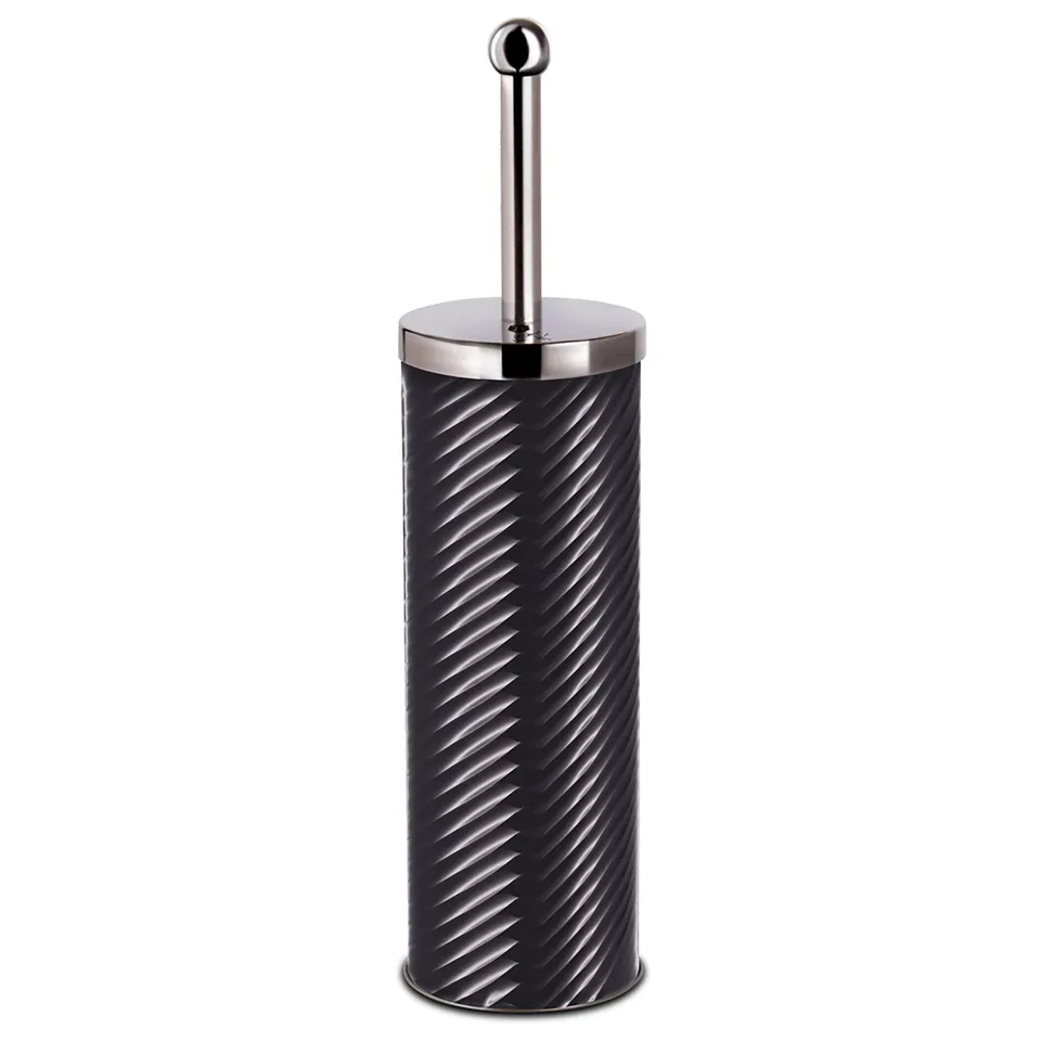 berlinger-haus-carbon-pro-brosse-wc-inox-gris-anti-claboussures image 1