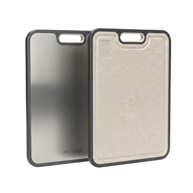 anysharp-planche-d-couper-titane-double-face-avec-r-pe-ail image 1