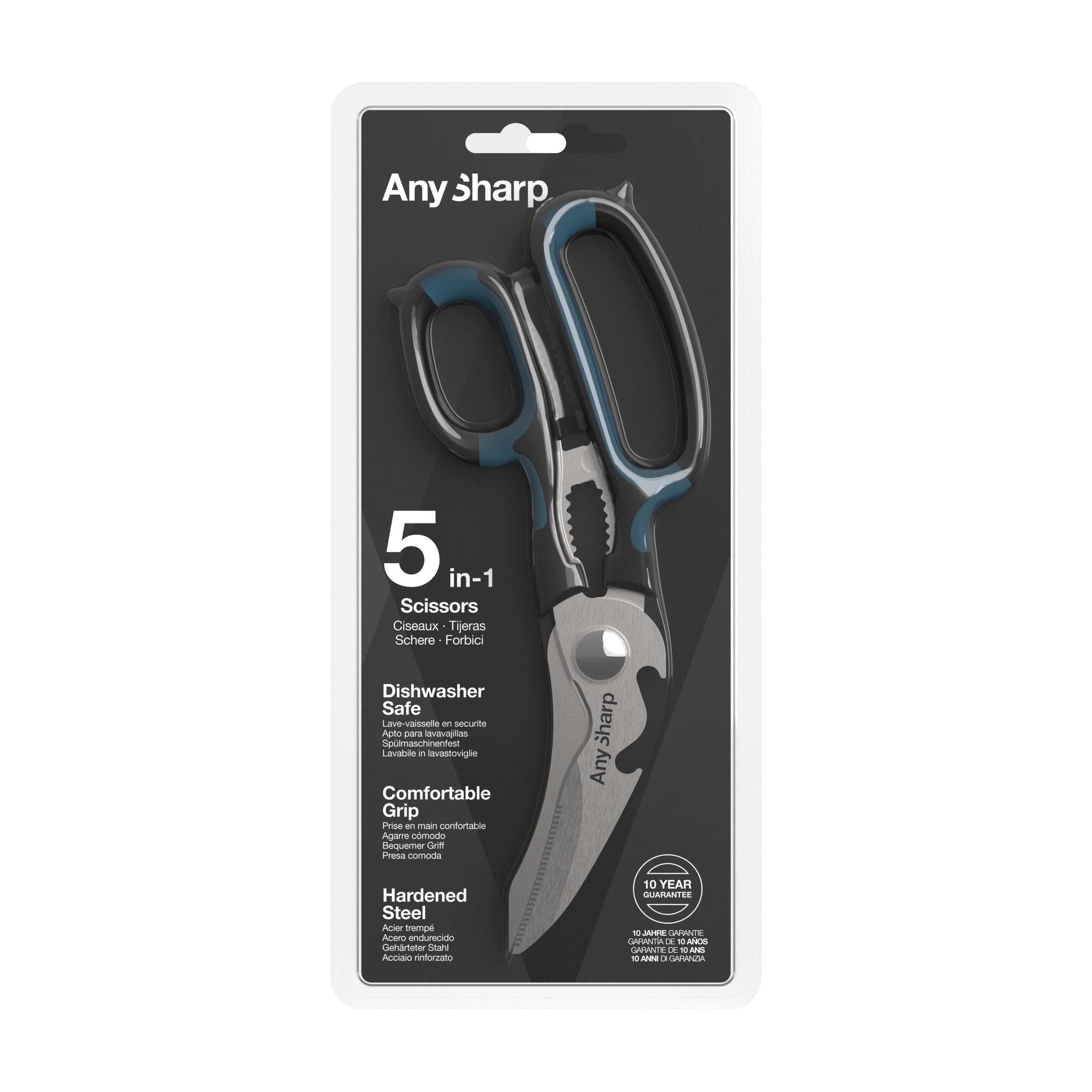 anysharp-ciseaux-cuisine-5-en-1-bleu-acier-casses-noix image 8