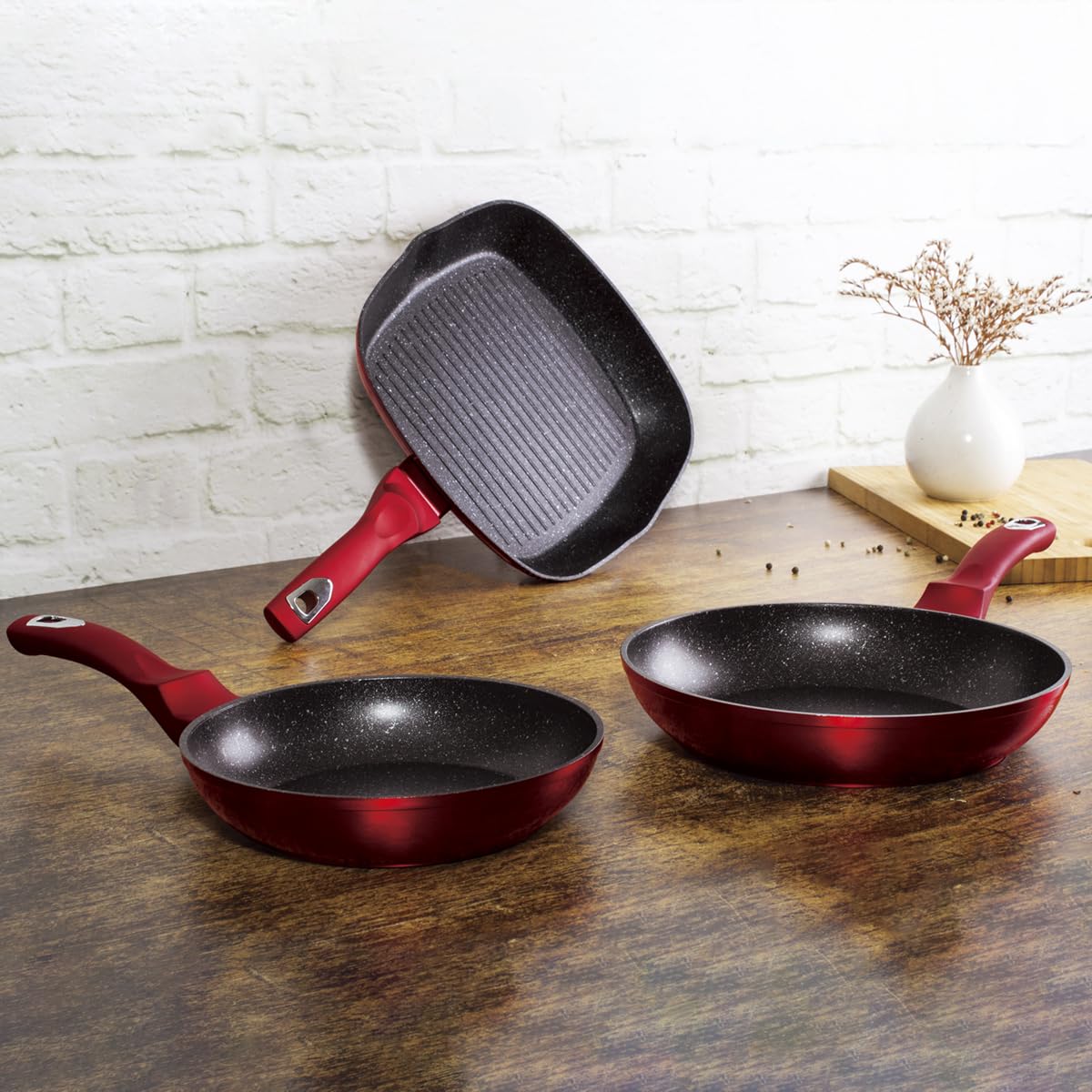 berlinger-haus-metallic-line-burgundy-lot-3-po-les-20-28-cm-rouge-induction image 4