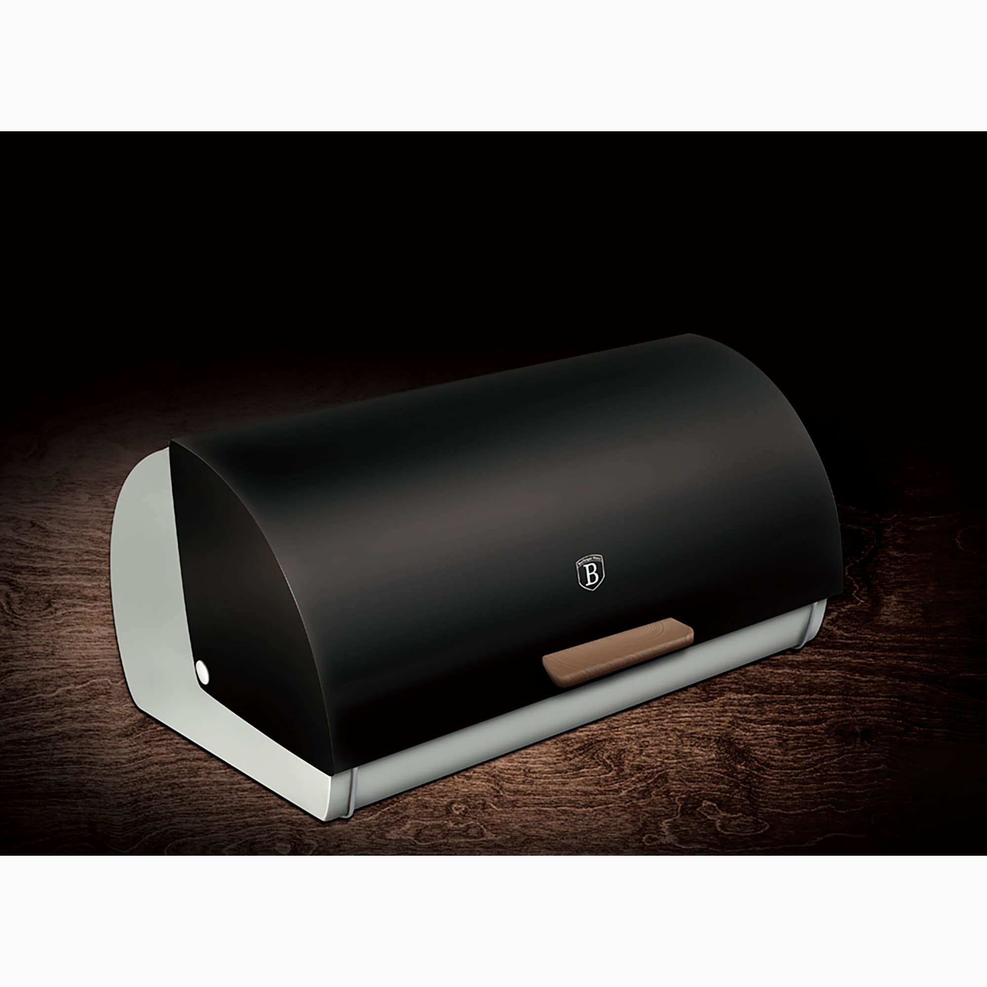 berlinger-haus-ebony-rosewood-bo-te-pain-inox-noir-38-5-cm image 3