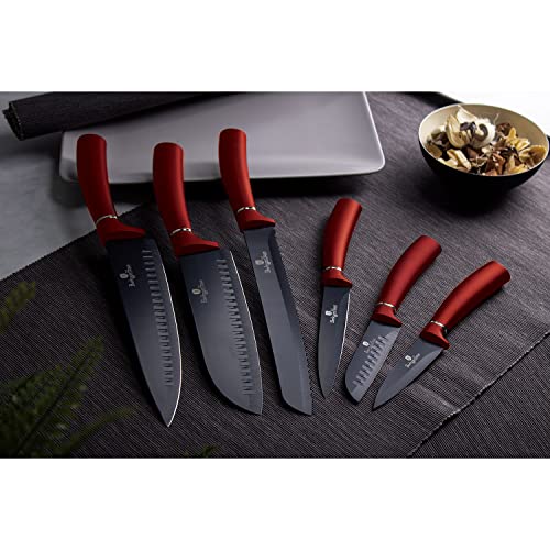 berlinger-haus-burgundy-set-6-couteaux-cuisine-inox-antiadh-rent image 5