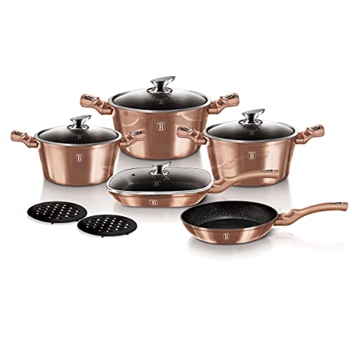 berlinger-haus-rose-gold-batterie-11-pi-ces-induction-marbre-antiadh-sif image 6
