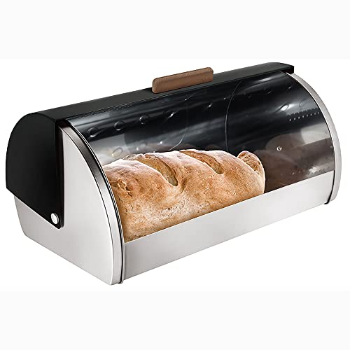 berlinger-haus-ebony-rosewood-bo-te-pain-inox-noir-38-5-cm image 8