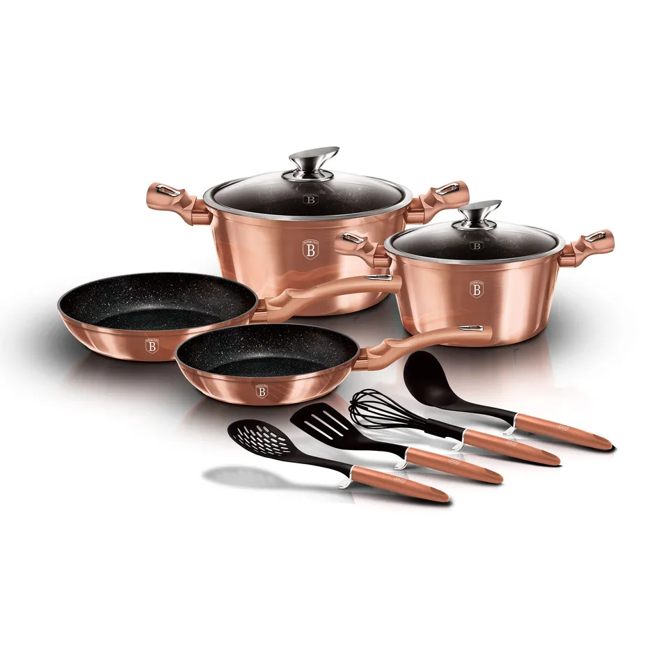berlinger-haus-metallic-line-batterie-cuisine-10-pi-ces-induction-rose-gold image 1