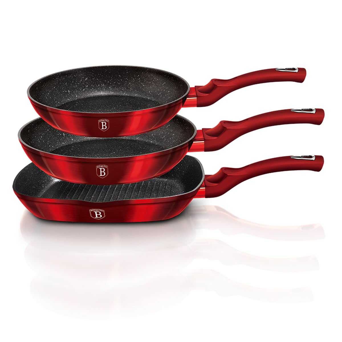 berlinger-haus-metallic-line-burgundy-lot-3-po-les-20-28-cm-rouge-induction image 3