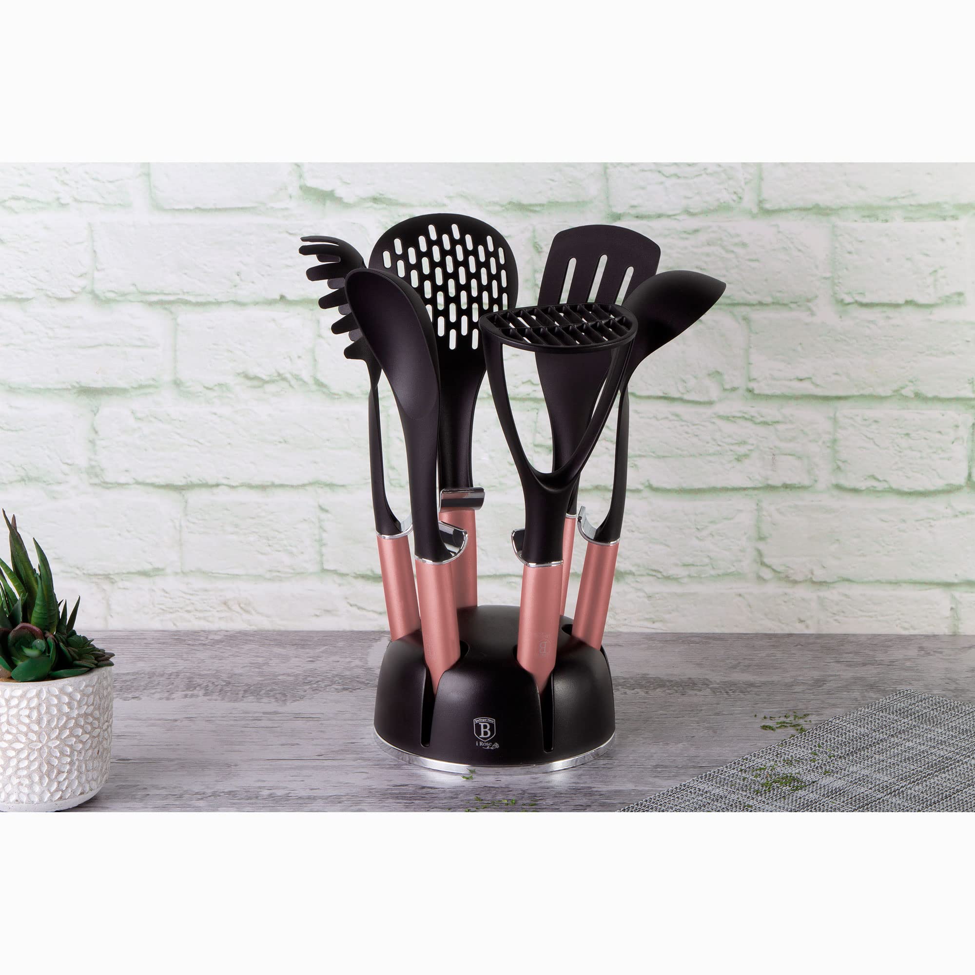 berlinger-haus-irose-6-ustensiles-nylon-rose-support image 3