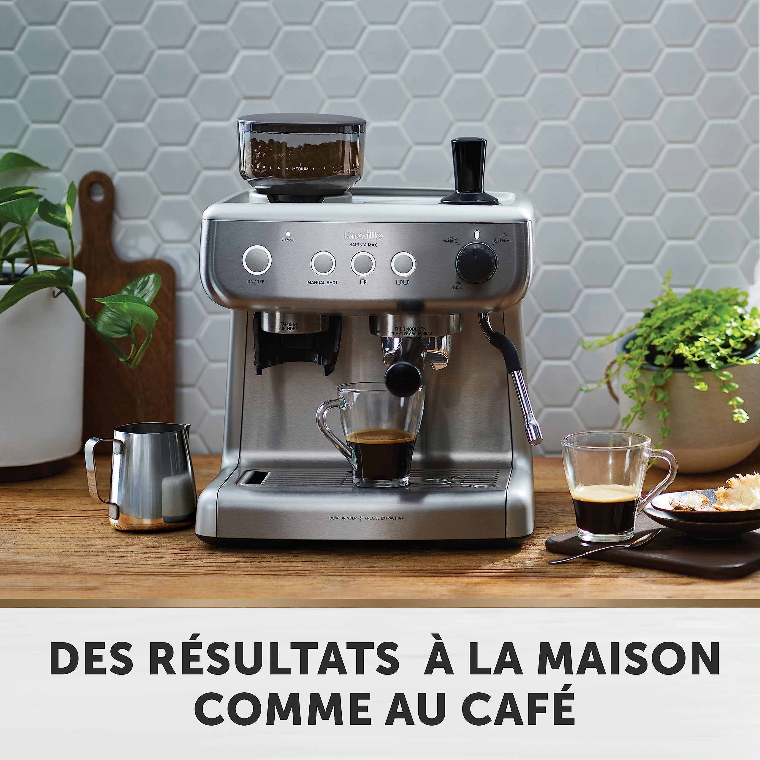 breville-barista-max-vcf126x-machine-expresso-broyeur-15-bars image 2