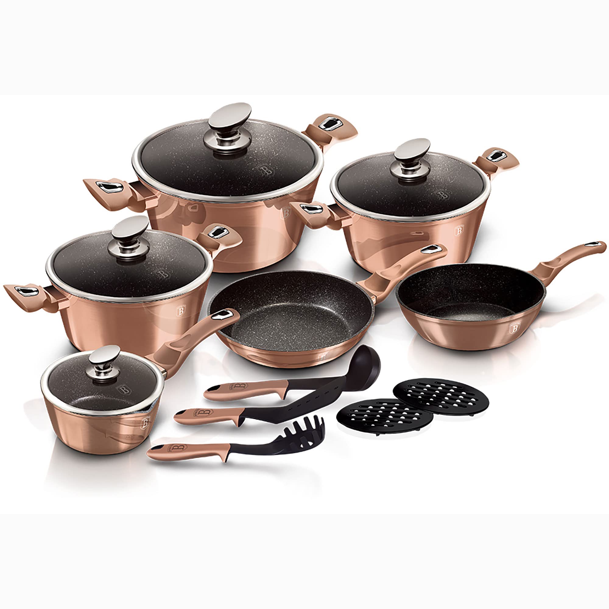 berlinger-haus-rose-gold-batterie-de-cuisine-15-pi-ces-titane-induction image 4