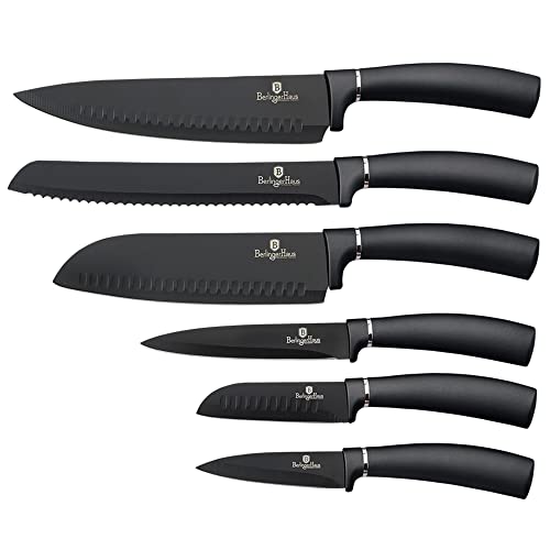 berlinger-haus-carbon-pro-set-6-couteaux-cuisine-inox-noir-pro image 4