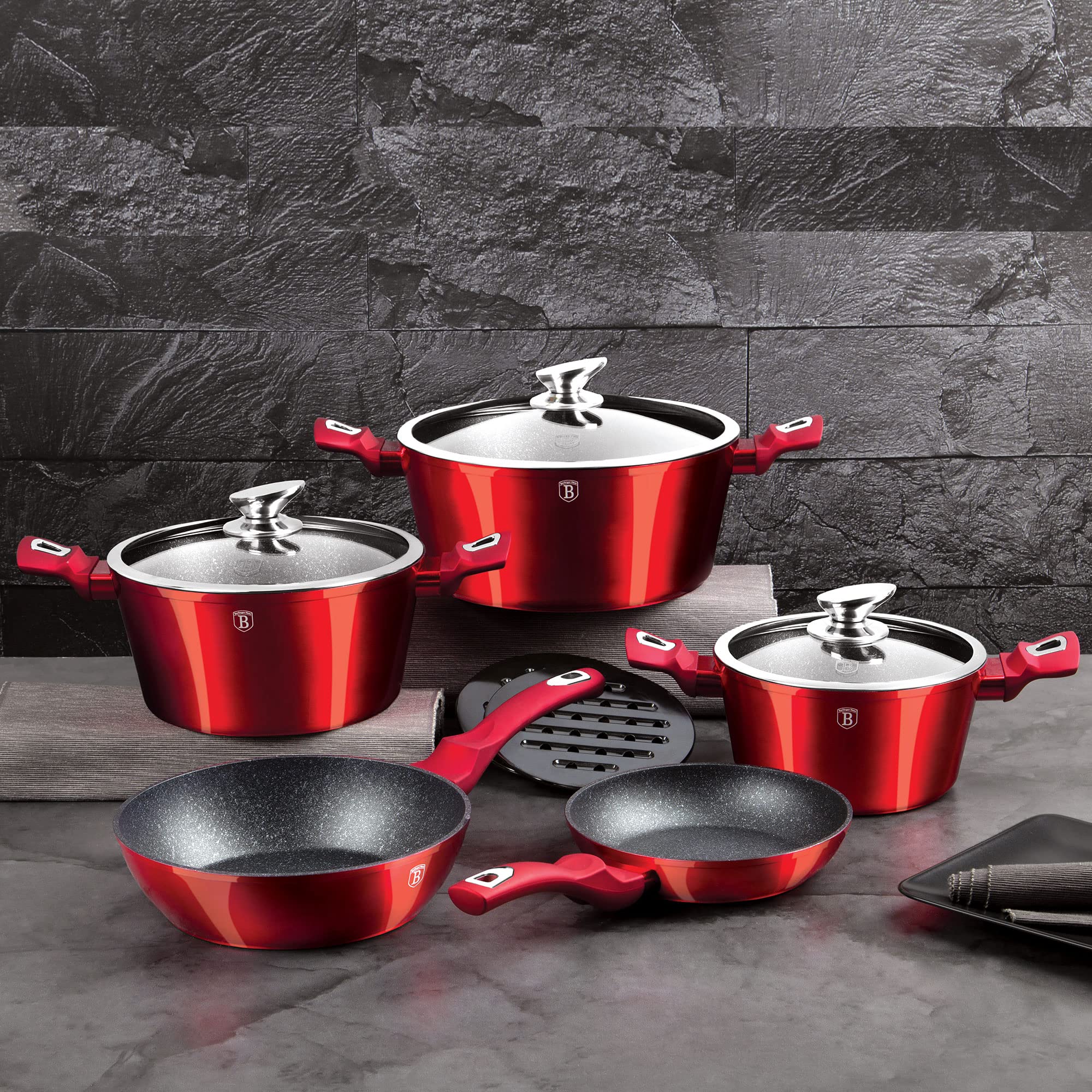 berlinger-haus-burgundy-batterie-cuisine-induction-10-pi-ces image 2