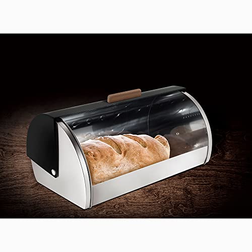 berlinger-haus-ebony-rosewood-bo-te-pain-inox-noir-38-5-cm image 6