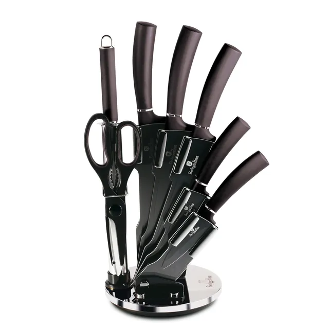 berlinger-haus-carbon-pro-set-8-couteaux-cuisine-inox-antiadh-sif image 1