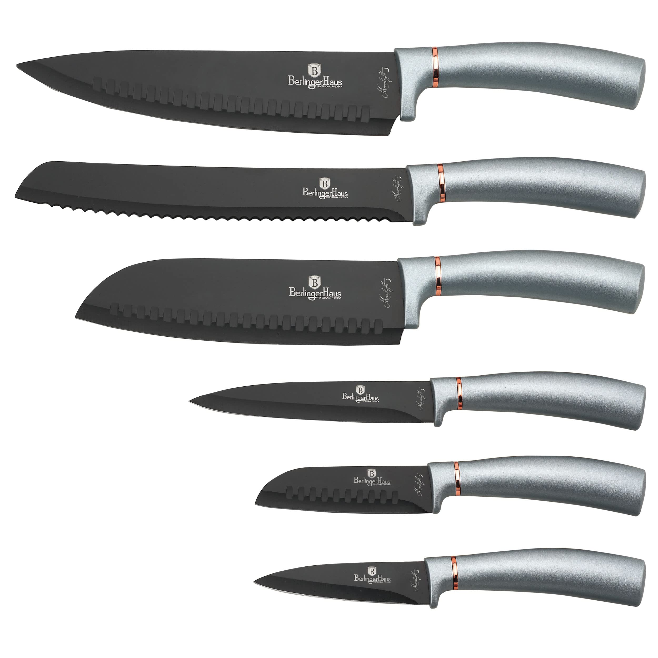 berlinger-haus-moonlight-set-6-couteaux-cuisine-inox-antiadh-sifs image 1
