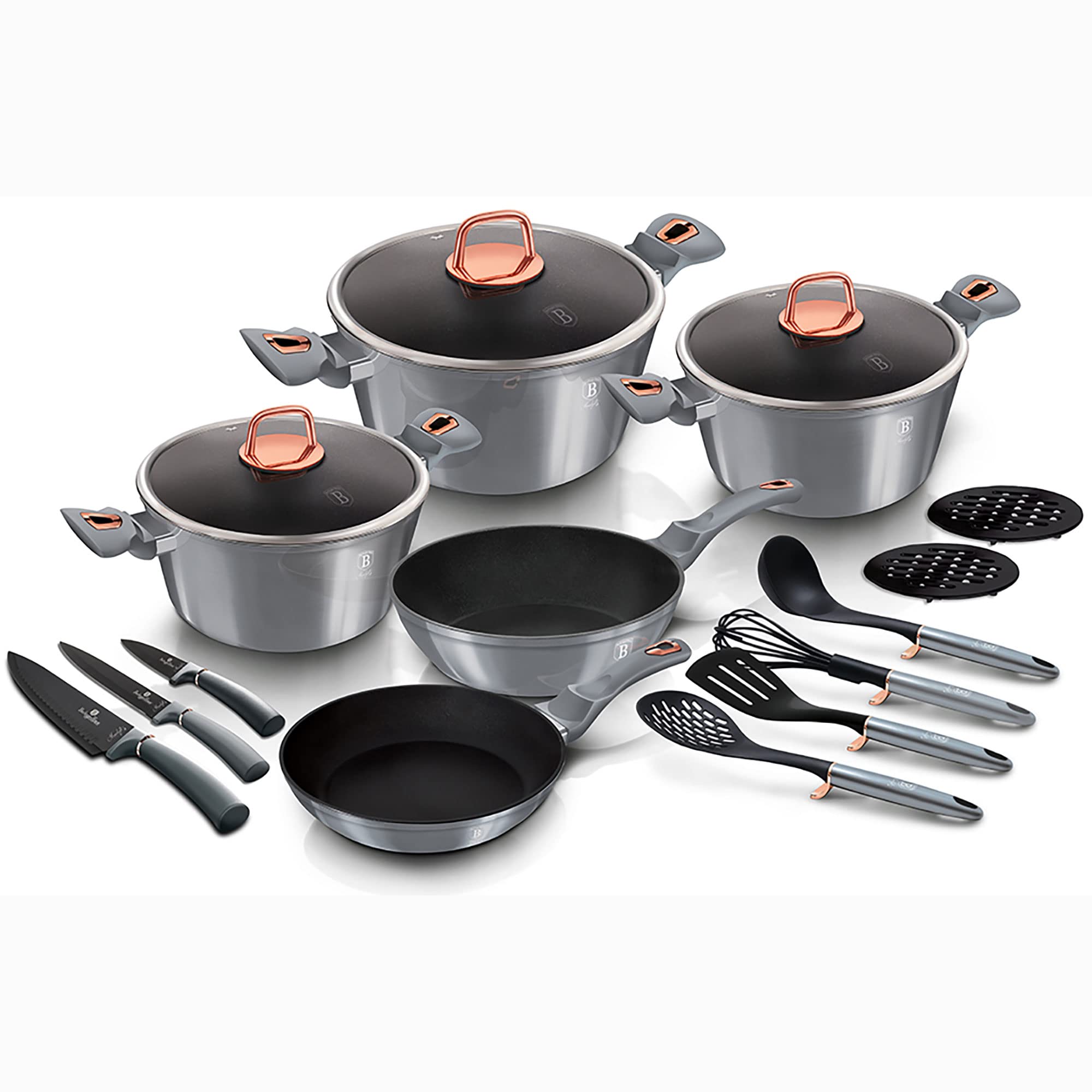 berlinger-haus-moonlight-batterie-de-cuisine-17-pi-ces-gris-induction image 2