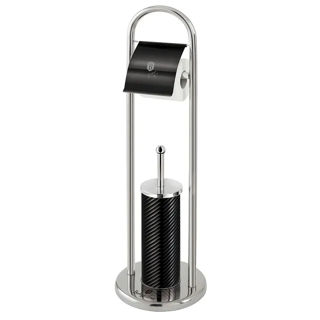 berlinger-haus-black-silver-porte-rouleau-brosse-wc-inox-noir image 1