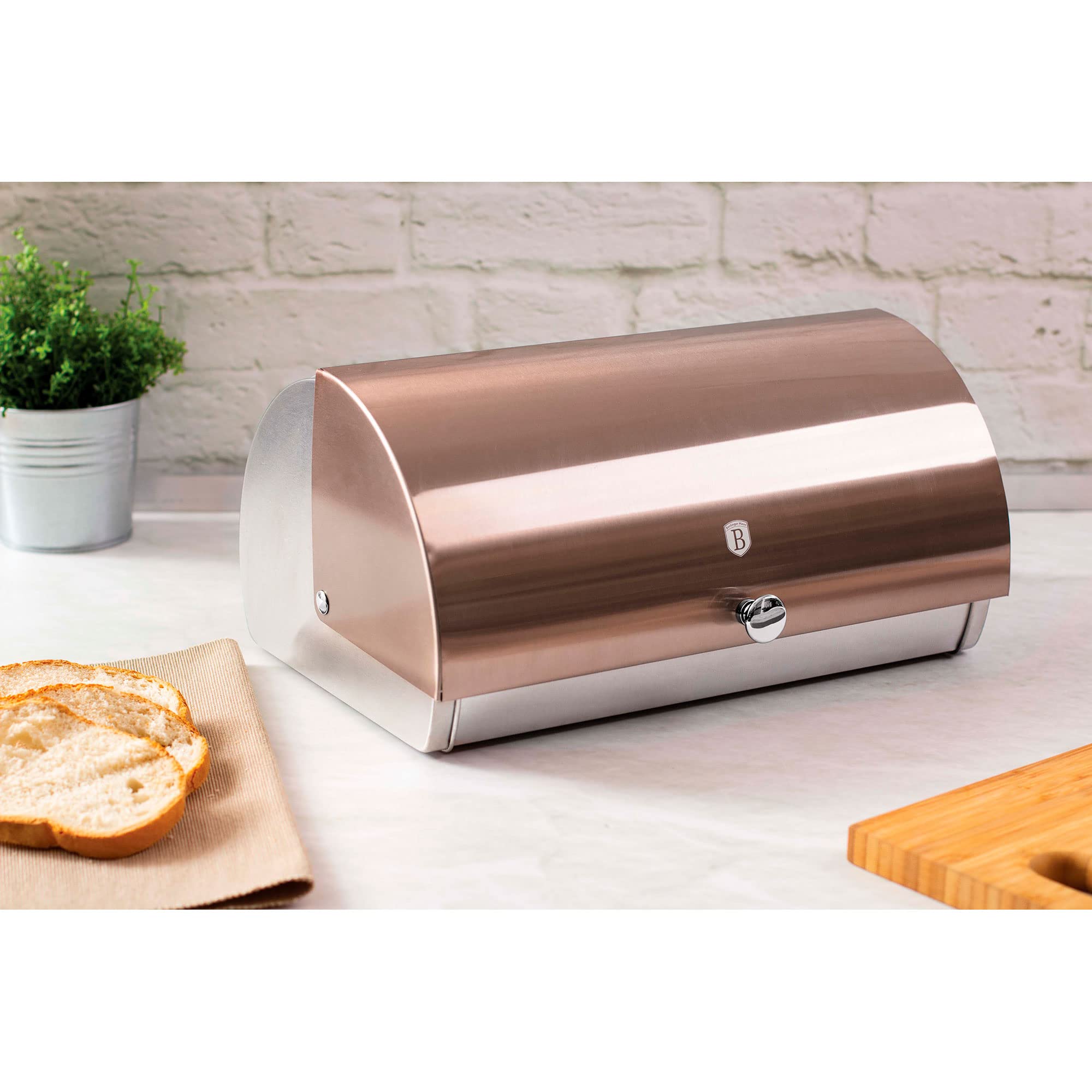 berlinger-haus-rose-gold-bo-te-pain-inox-or-rose-coulissante image 3