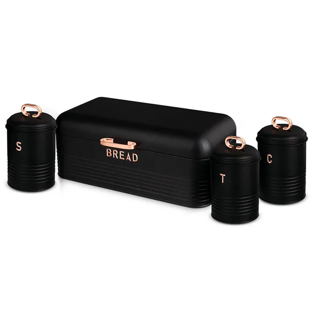 berlinger-haus-black-rose-bo-te-pain-3-bo-tes-inox-noir-rose image 1