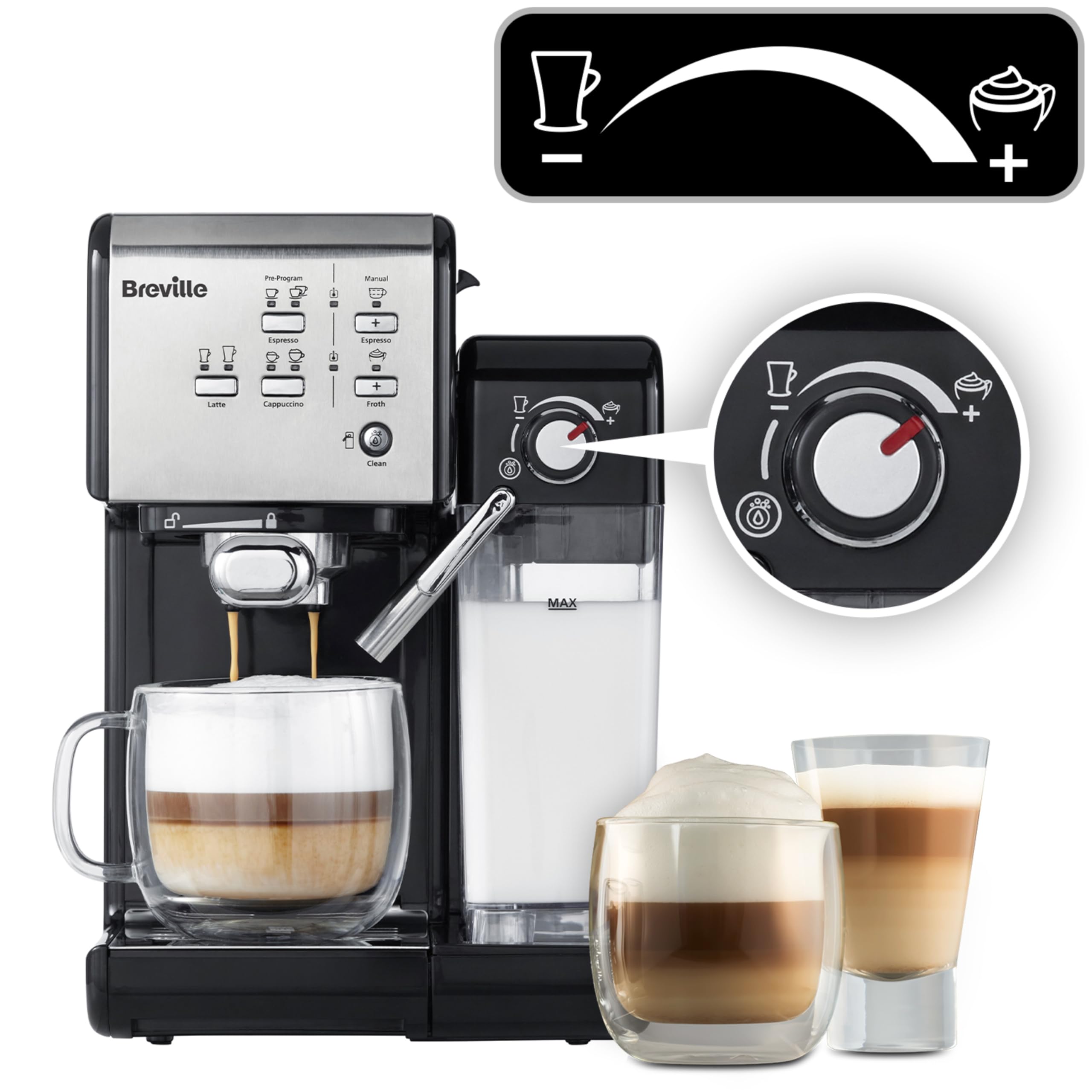 breville-prima-latte-ii-vcf108x-machine-expresso-argent-19-bars image 4