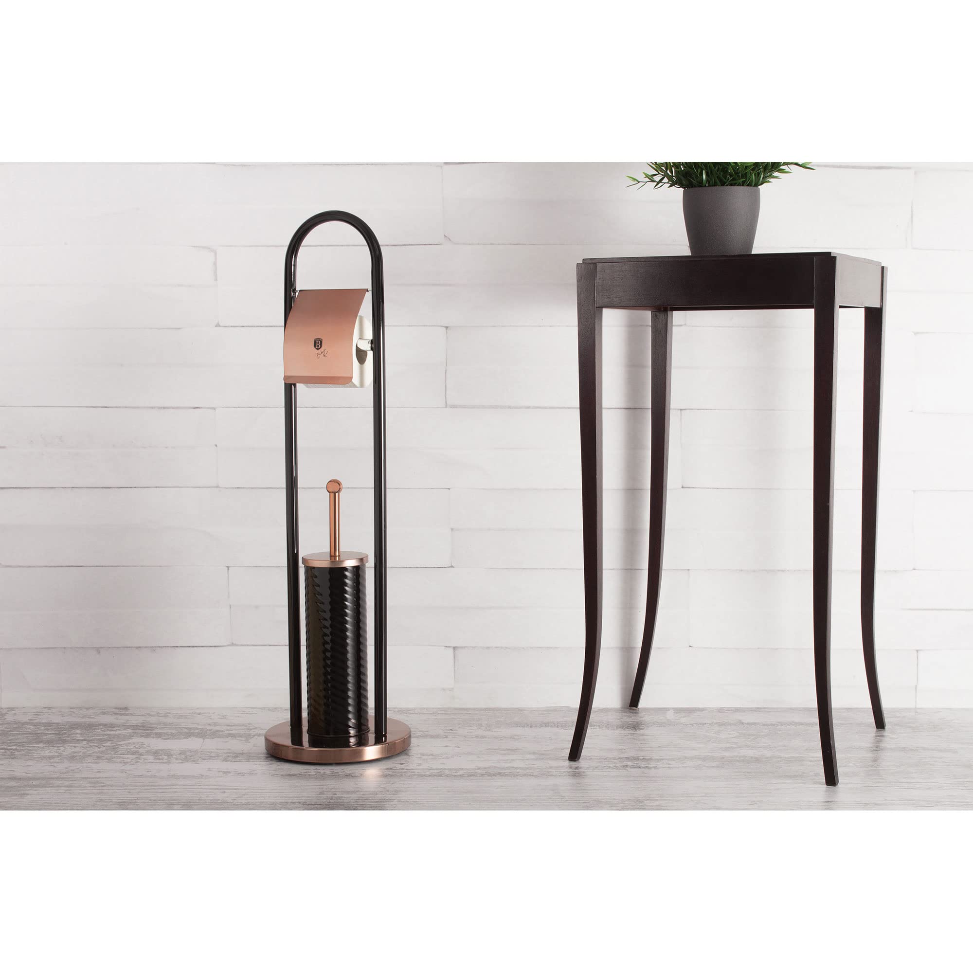 berlinger-haus-black-rose-porte-rouleau-wc-inox-brosse image 3