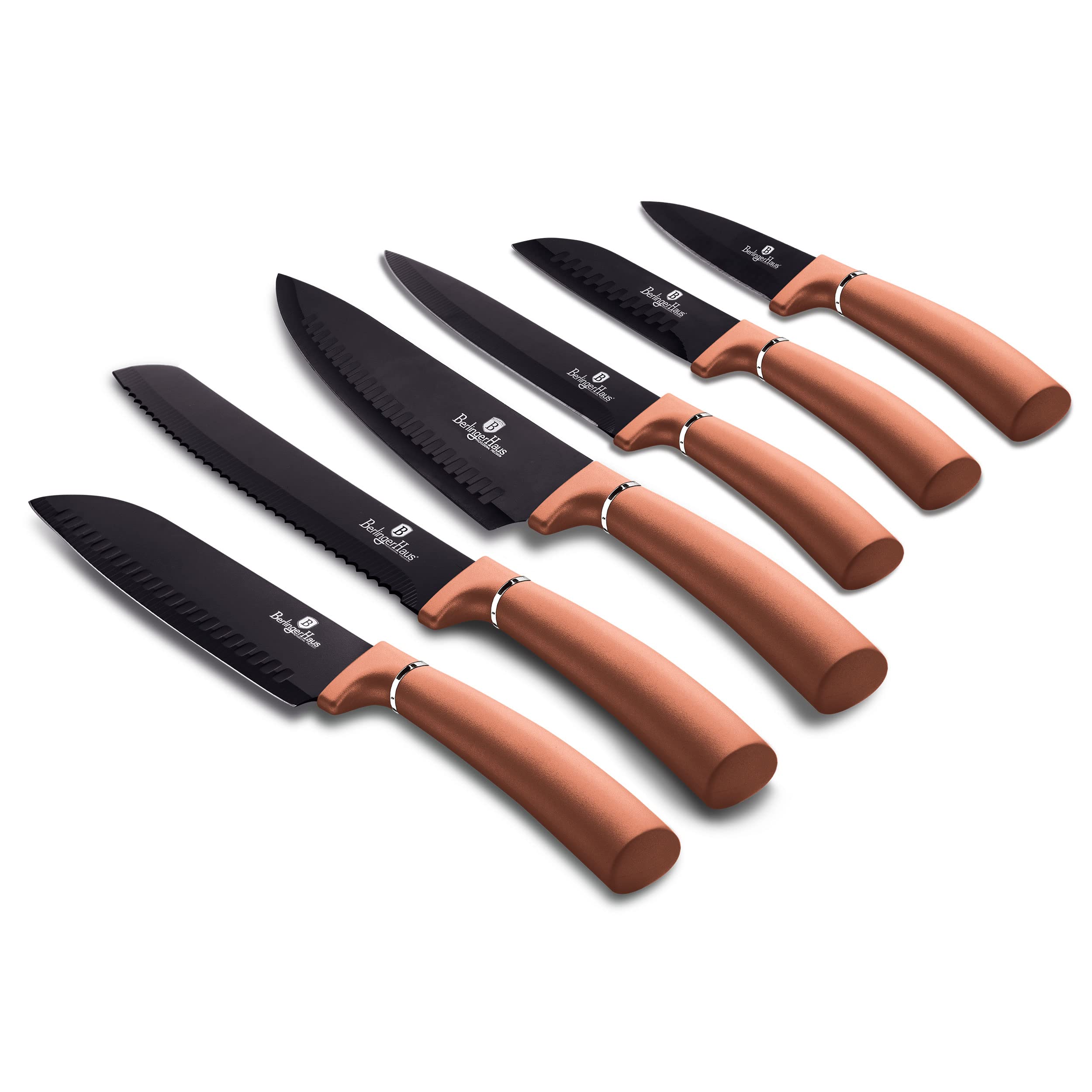 berlinger-haus-metallic-line-jeu-6-couteaux-cuisine-rose-gold-inox image 3