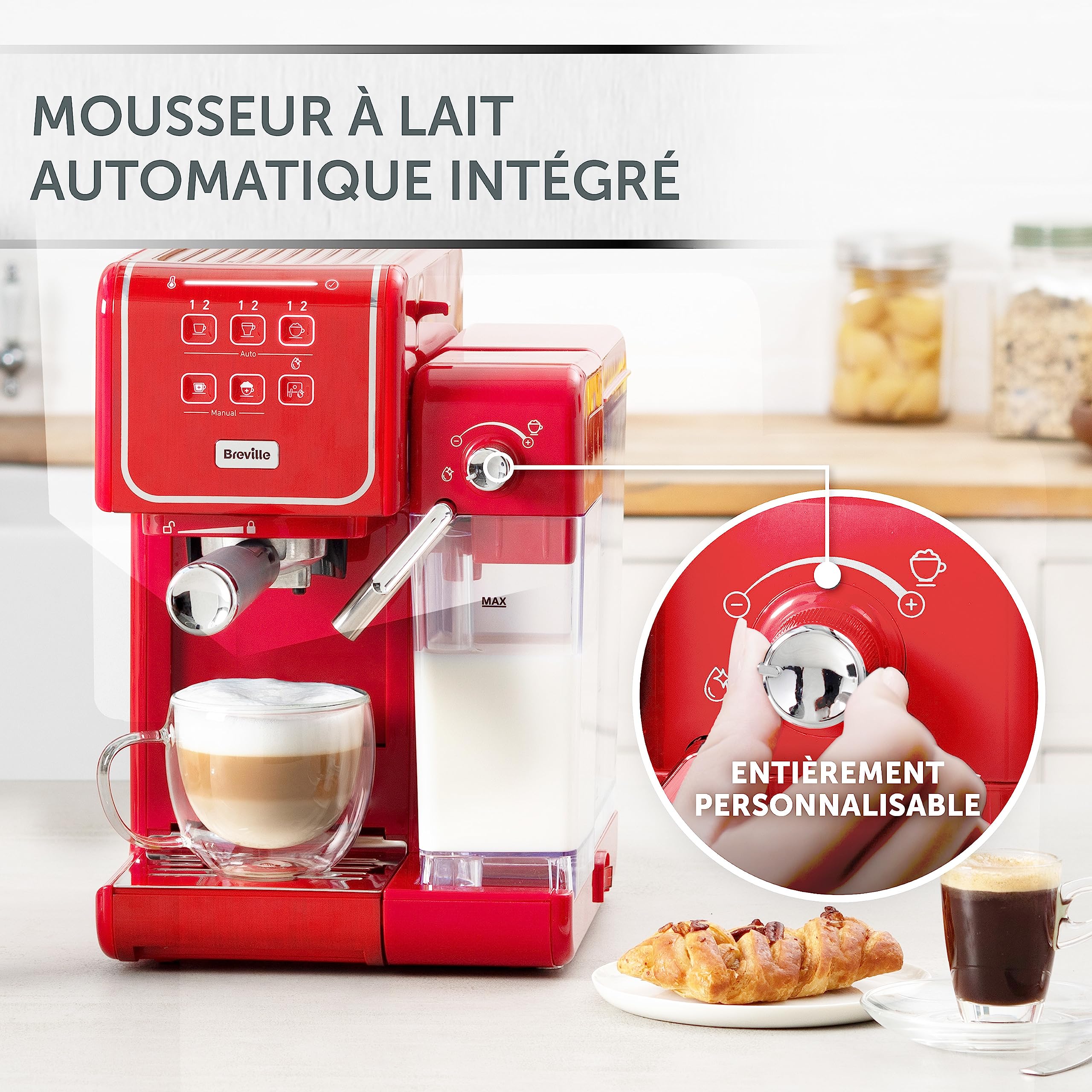 breville-prima-latte-iii-machine-expresso-rouge-19-bars-ese image 5