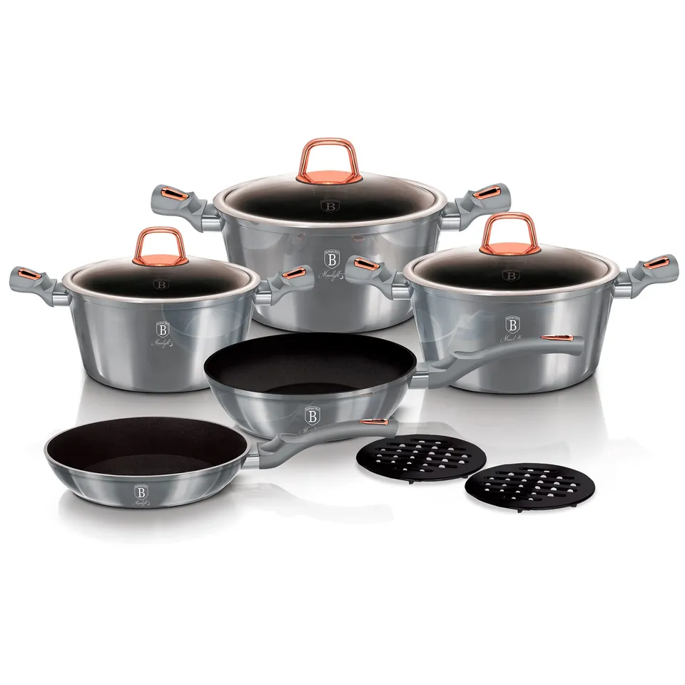 berlinger-haus-moonlight-batterie-cuisine-10-pi-ces-gris-titane image 1