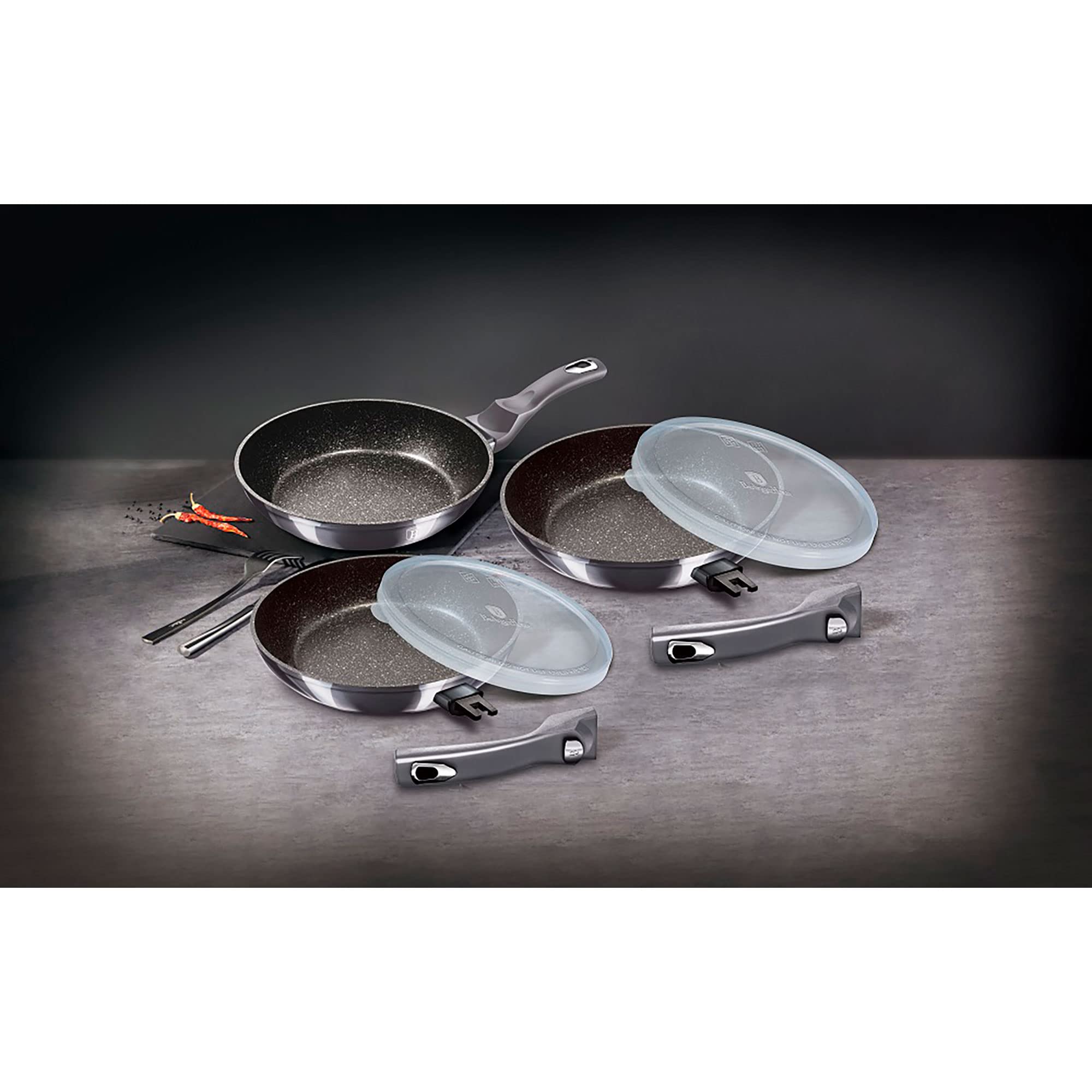 berlinger-haus-carbon-pro-lot-3-po-les-poign-e-amovible-couvercles image 2