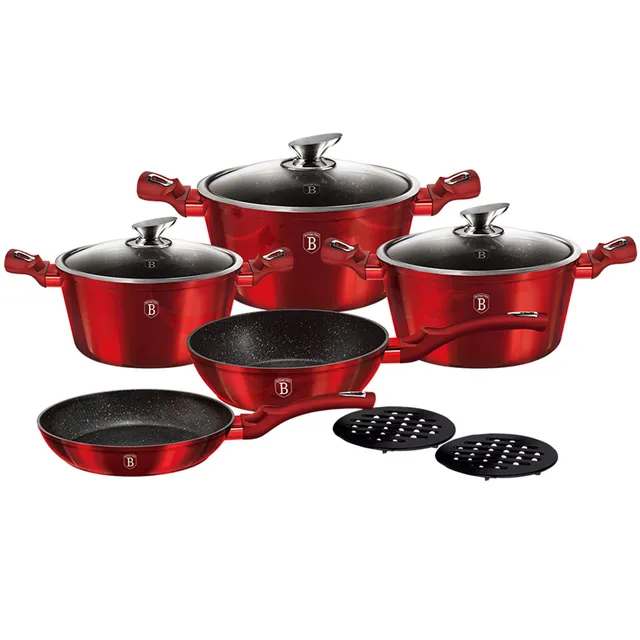 berlinger-haus-burgundy-batterie-cuisine-induction-10-pi-ces image 1
