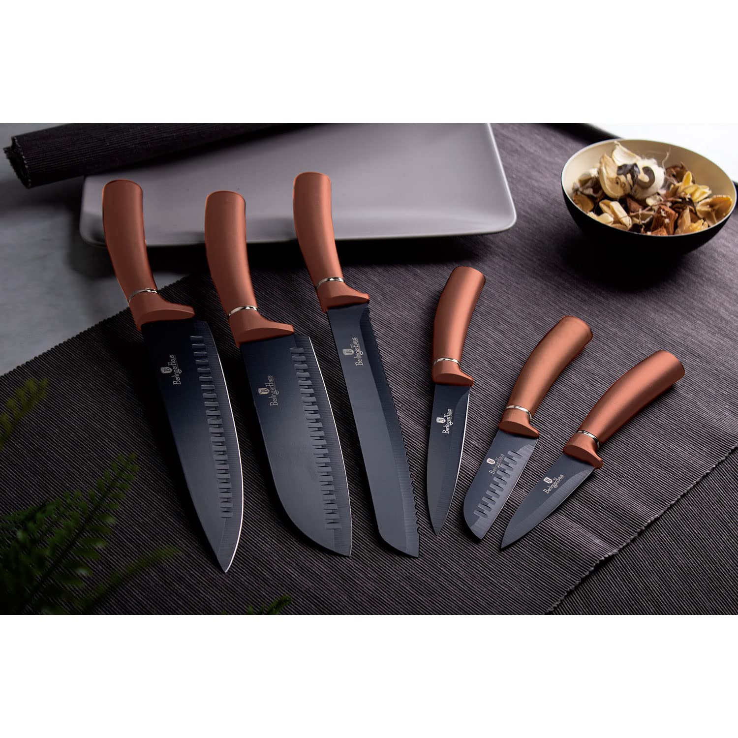 berlinger-haus-metallic-line-jeu-6-couteaux-cuisine-rose-gold-inox image 2