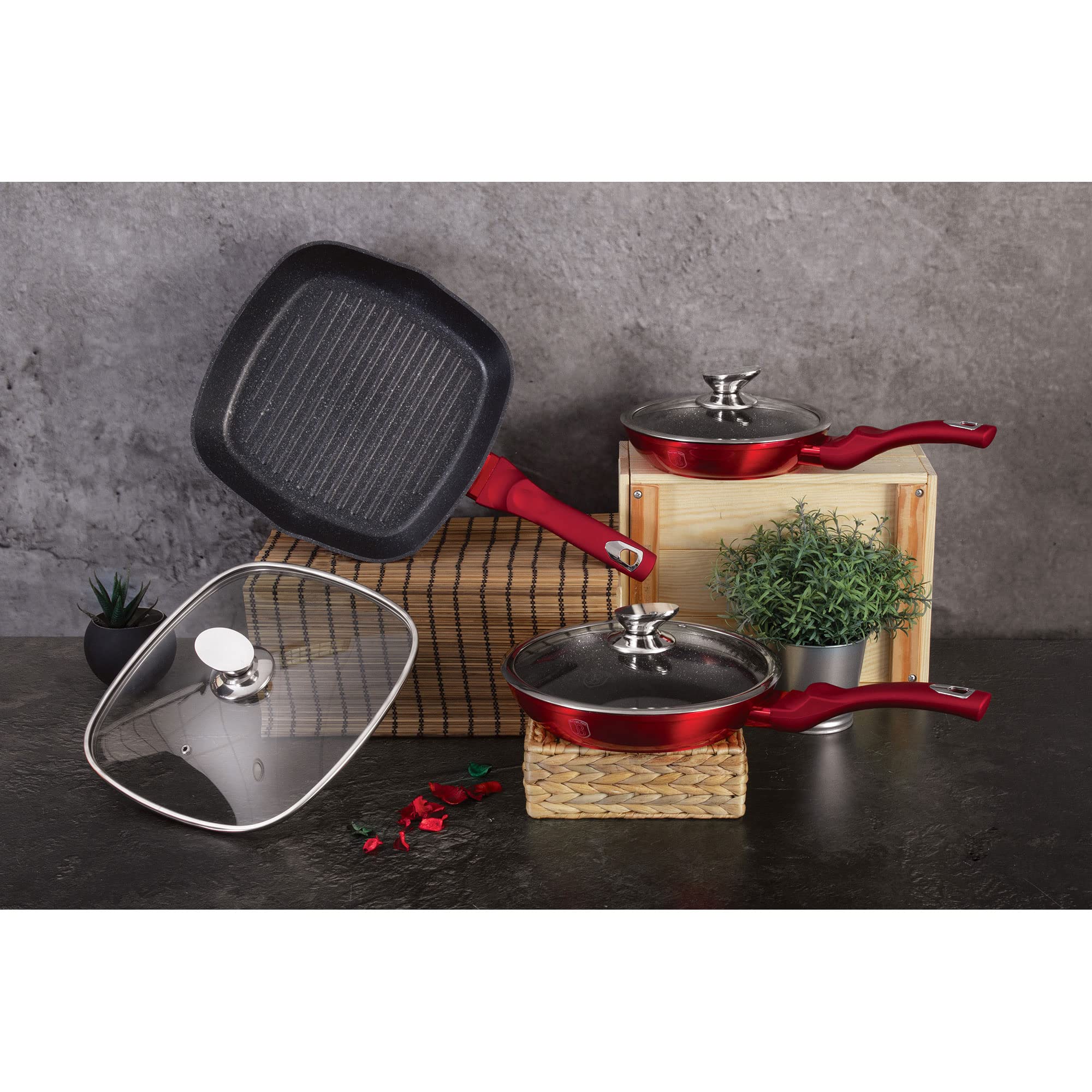 berlinger-haus-metallic-burgundy-lot-po-les-20-24-28-cm-antiadh-sif image 2