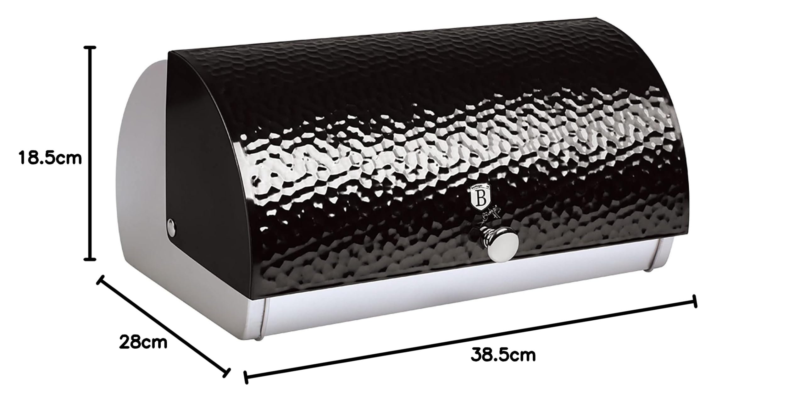 berlinger-haus-primal-gloss-bo-te-pain-inox-noir-38cm image 3